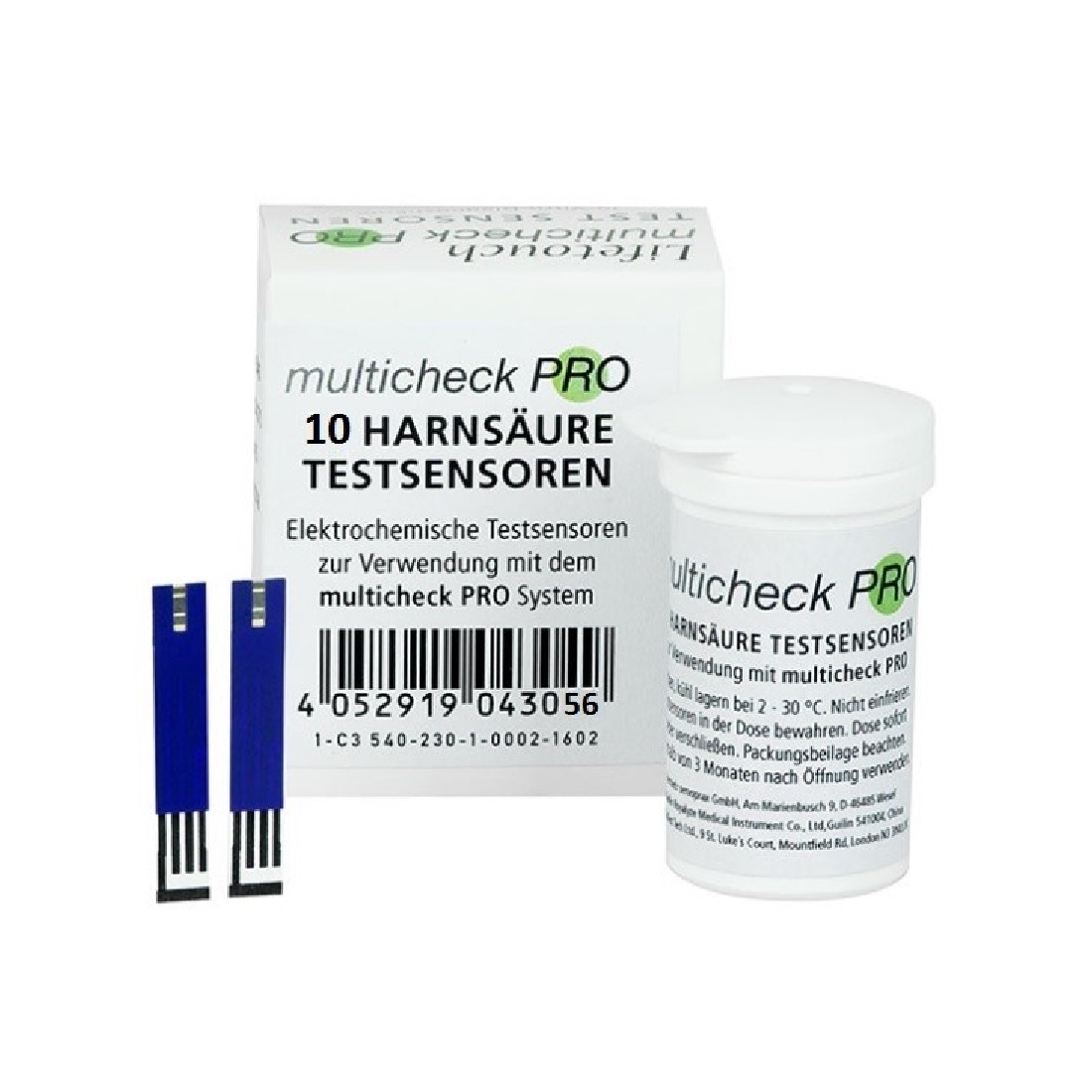 Lifetouch Multicheck PRO Harnsäure Teststreifen 10 Stk_30C3550_1.jpg