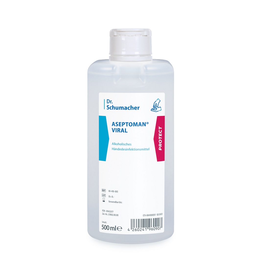 ASEPTOMAN VIRAL® 500 ml - Spenderflasche alkohol. Händedesinfektion_PZN 09612377